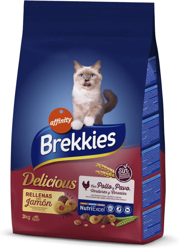 Brekkies Delicious Huhn, Truthahn & Gemüse - Sparpaket: 4 x 3 kg