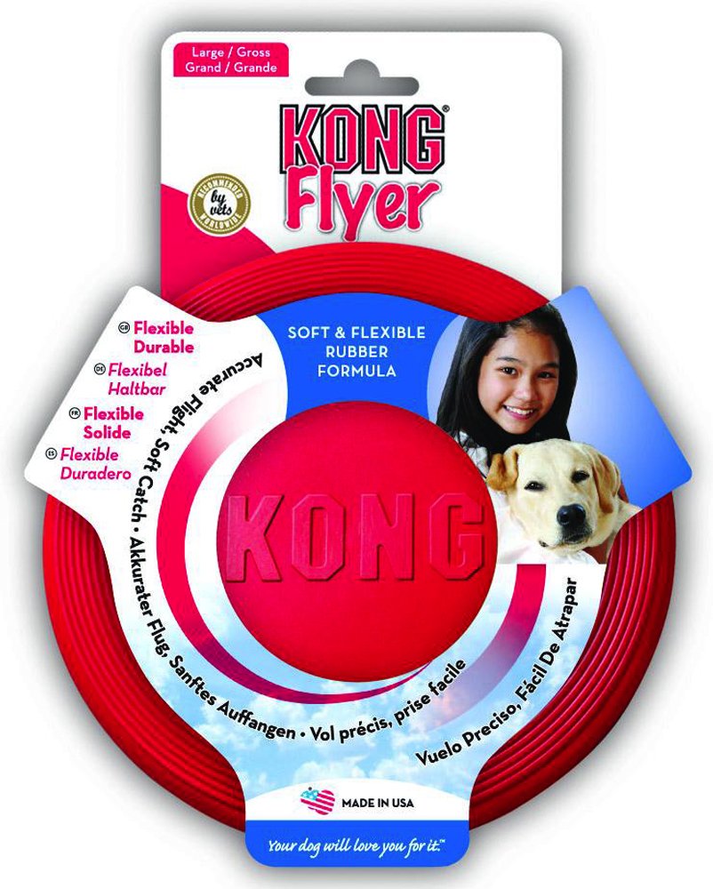 KONG Flyer Hundefrisbee - Gr. L: Ø 23 cm