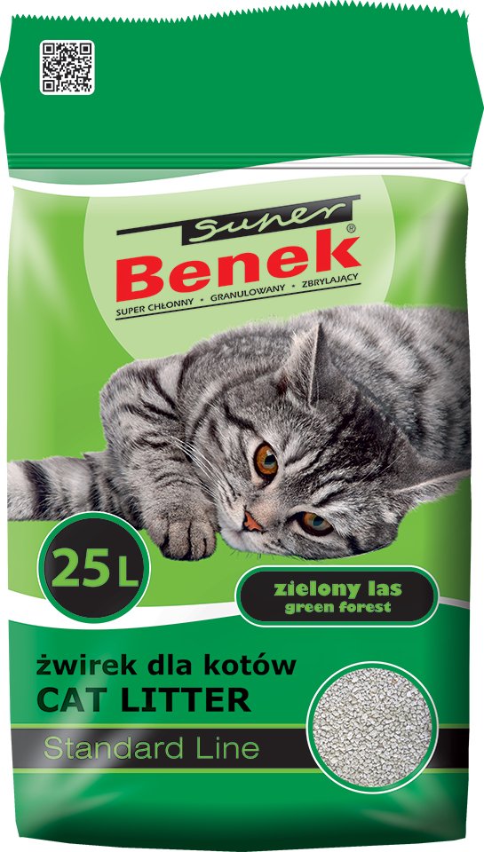 Super Benek Green Forest - 25 l (ca. 20 kg)