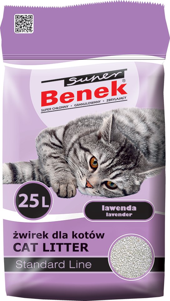 Super Benek Lavendel - 25 l (ca. 20 kg)