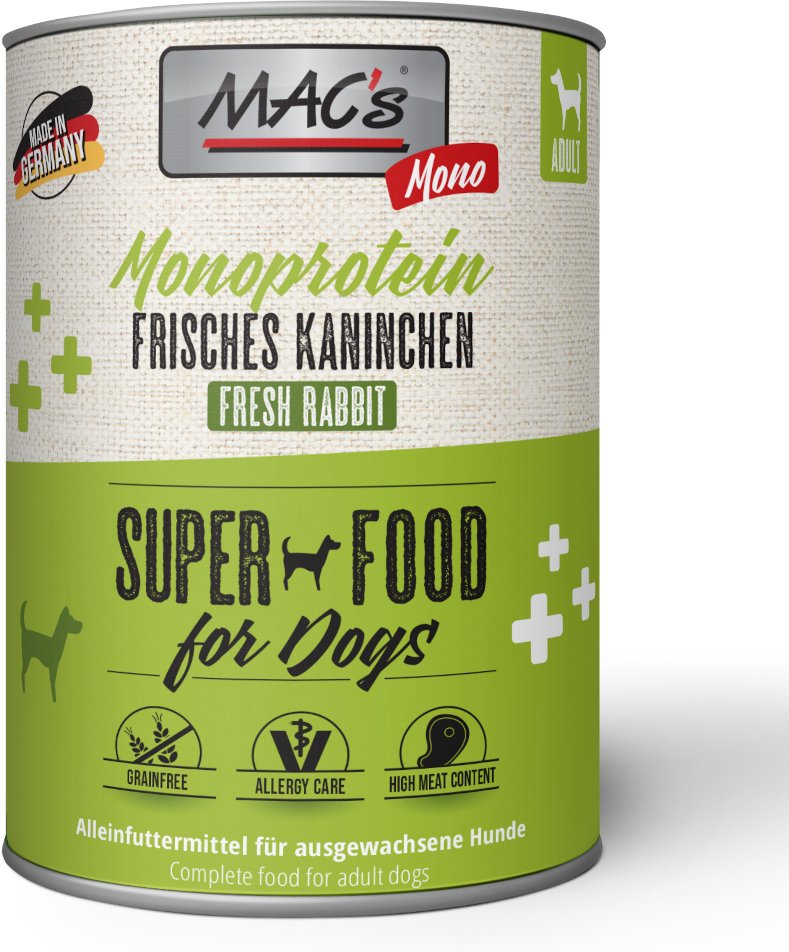 MAC's Mono Sensitive 6 x 800 g - Kaninchen