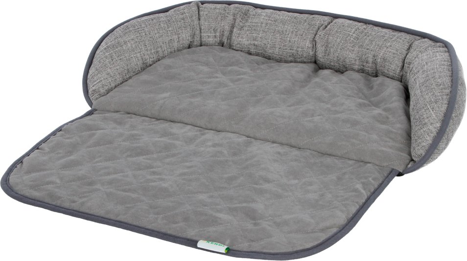 Kerbl Pet Couchkissen Emalia, grau - L 98 x B 66 x H 12 cm