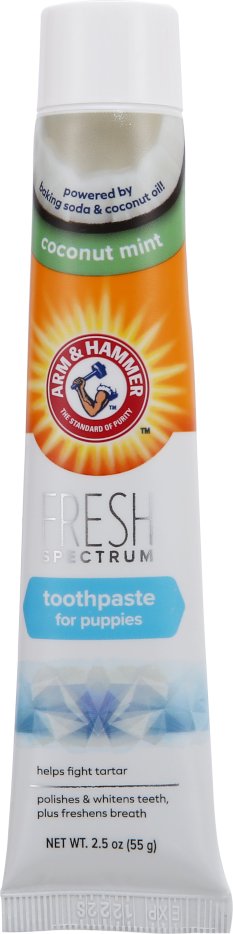 Arm & Hammer Fresh Kokosnuss-Minz-Zahnpasta für Welpen - 55 g