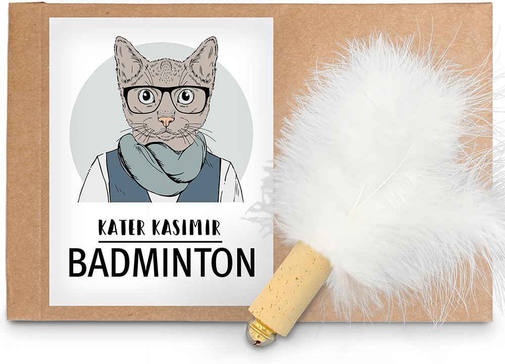 Kater Kasimir Federball - 1 Stück