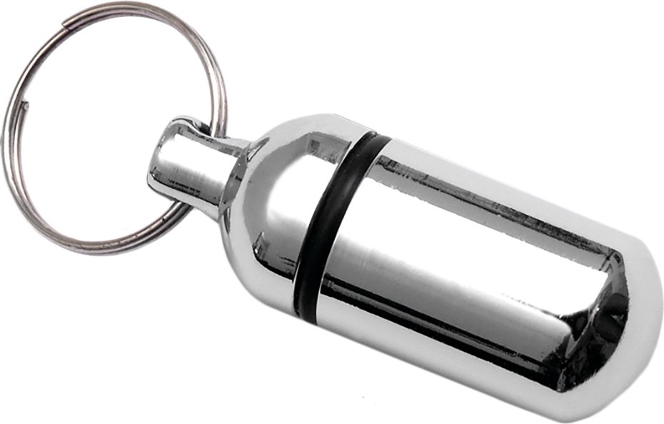 Adressanhänger verchromt - 3,6 cm