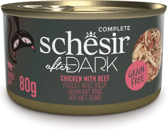 Schesir After Dark 12 x 80 g - Huhn & Rind