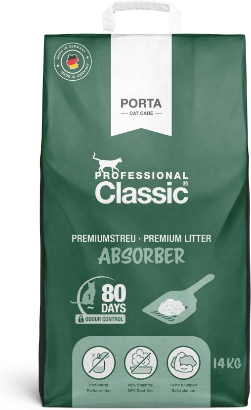 Professional Classic Katzenstreu mit Geruchsabsorber - 14 kg