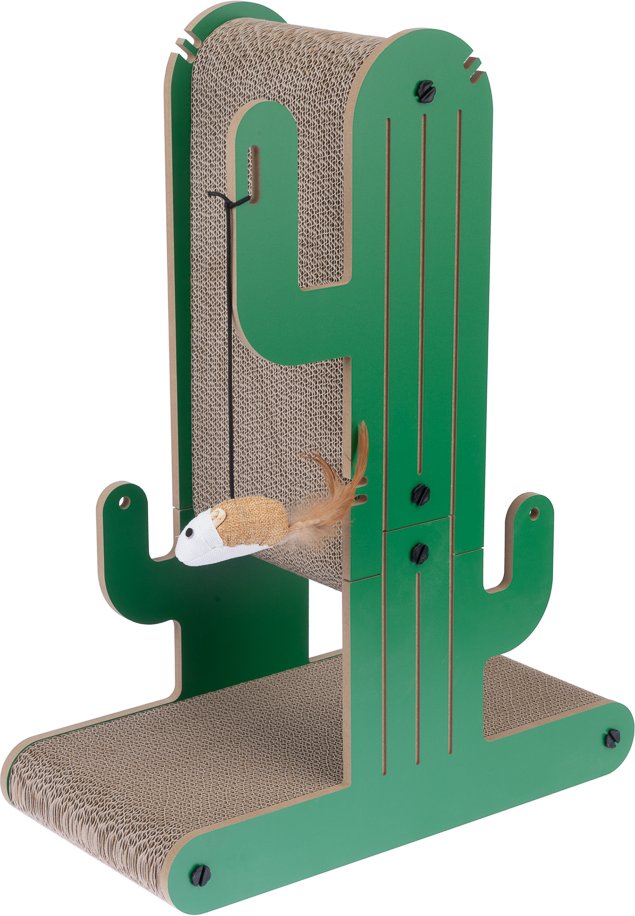 TIAKI Nature Kratzspielzeug Kaktus - L 44 x B 21,8 x H 58 cm