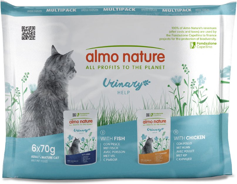 Almo Nature Functional Urinary Help 24 x 70 g Fisch & Huhn