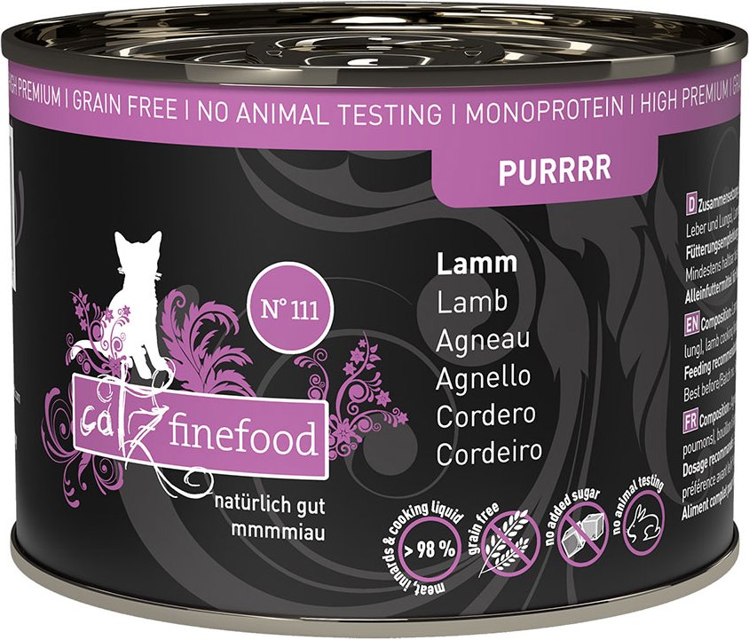 catz finefood Purrrr Dose 6 x 200 g - No. 111 Lamm
