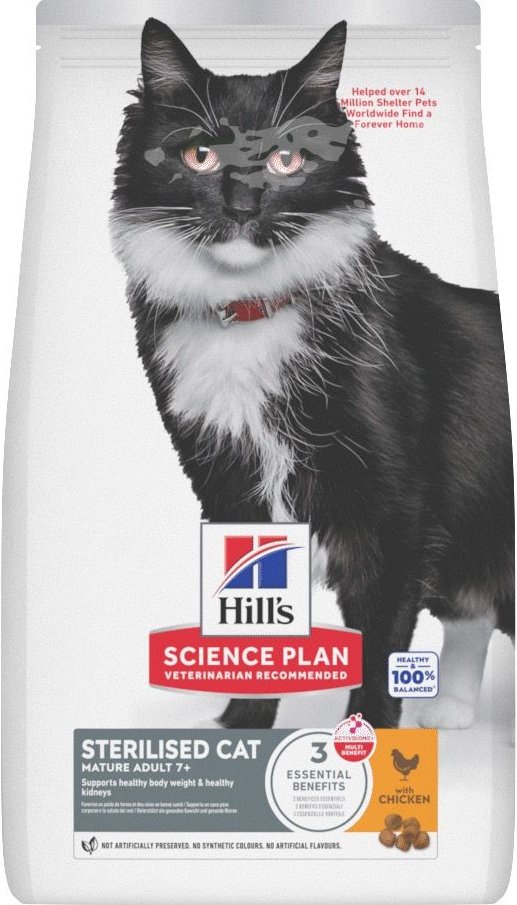 Hill's Science Plan Sterilised Cat Mature Adult 7+ Huhn - 3 kg