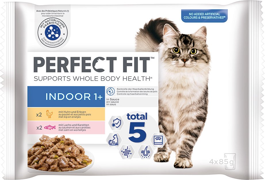 Thumbnail - Perfect Fit Indoor 1+ - Sparpaket: Huhn und Lachs (52 x 85 g)
