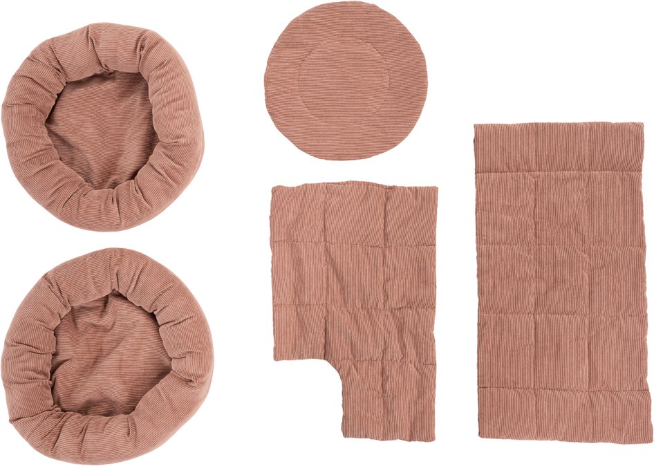 Natural Paradise Ersatzteile - Magnolia XL Plus Kissen-Set: Altrosa, Kord