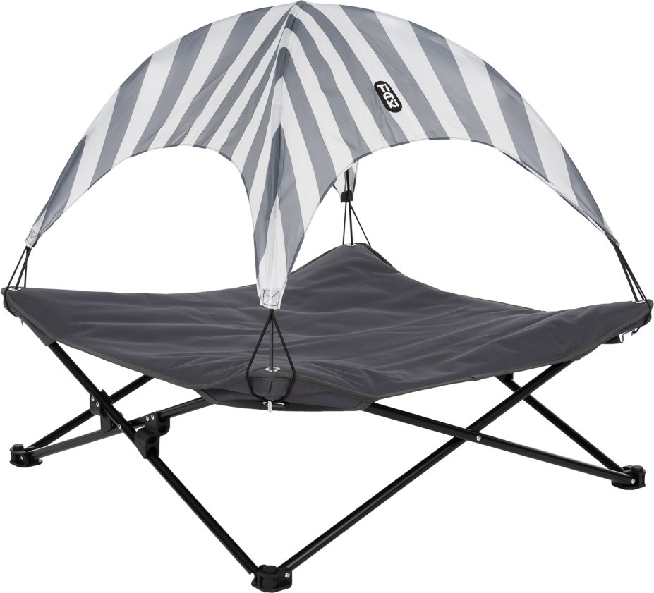 TIAKI Hundebett Sun Stripes - L 80 x B 80 x H 30 cm
