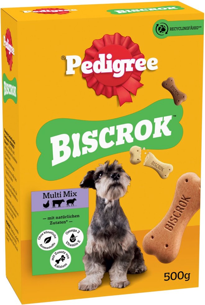 Thumbnail - Pedigree Biscrok in 3 köstlichen Geschmacksrichtungen - Sparpaket 12 x 500 g