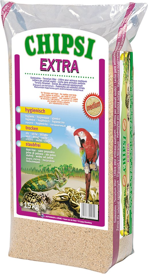 Chipsi Extra Buchenholzspäne - 15 kg, Medium-Körnung