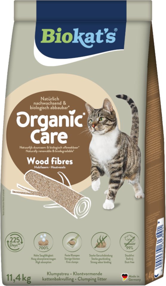Biokat’s Organic Care Holzfasern - 30 l (ca. 11,4 kg)