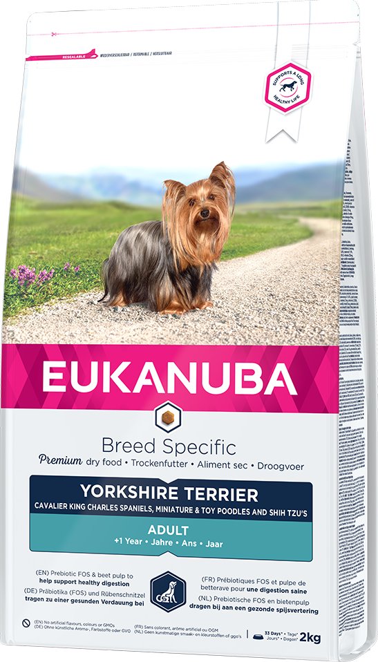 Eukanuba Adult Breed Specific Yorkshire Terrier - Sparpaket: 3 x 2 kg