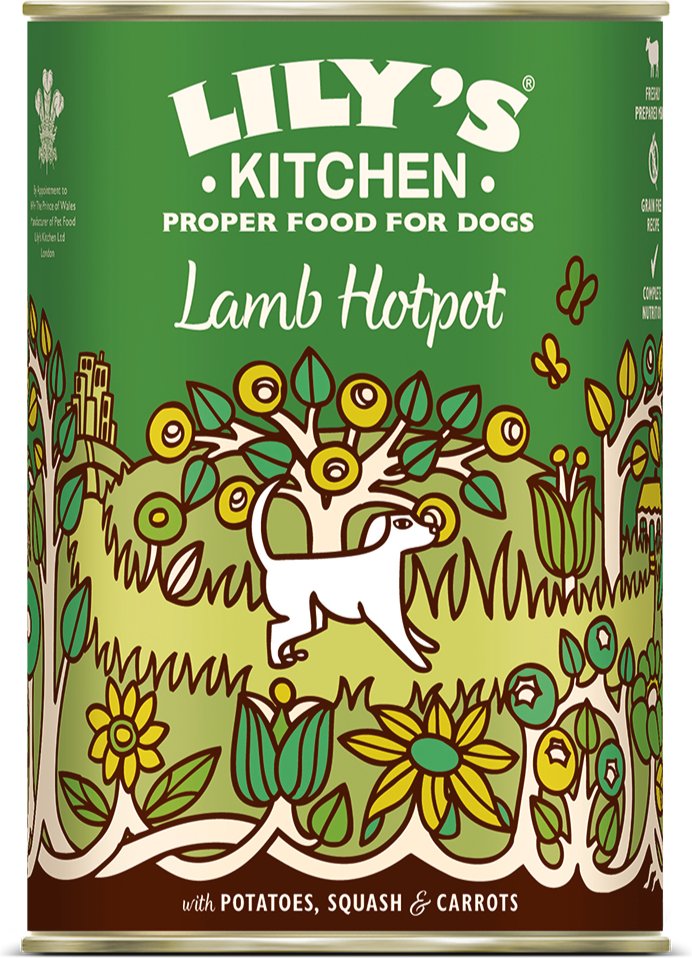 Lily's Kitchen Dinner für Hunde 6 x 400 g - Lamm mit Kartoffeln, Kürbis & Karotten