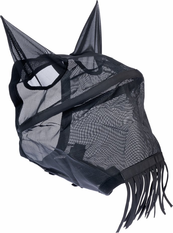 Nomad Tales Fliegenmaske mit Ohren & Nüsternschutz, schwarz - Full