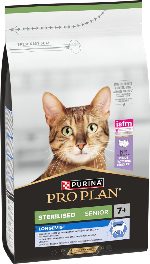 PURINA PRO PLAN Sterilised Senior 7+ Longevis Truthahn - 1,5 kg