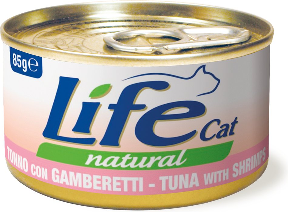 LifeCat Adult Thunfisch und Shrimps - 6 x 85 g