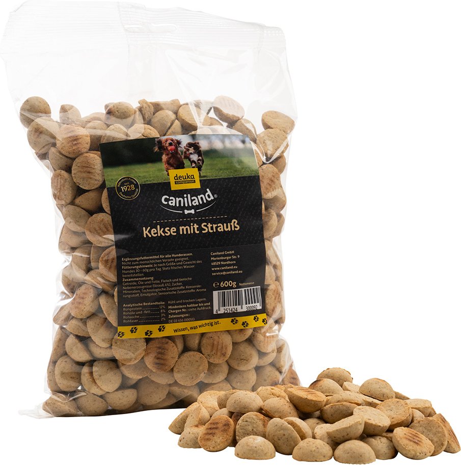 Caniland Kekse mit Strauß - 600 g