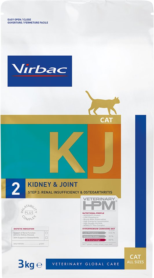 Thumbnail - Virbac Veterinary HPM Cat Kidney & Joint Support KJ2 - 3 kg