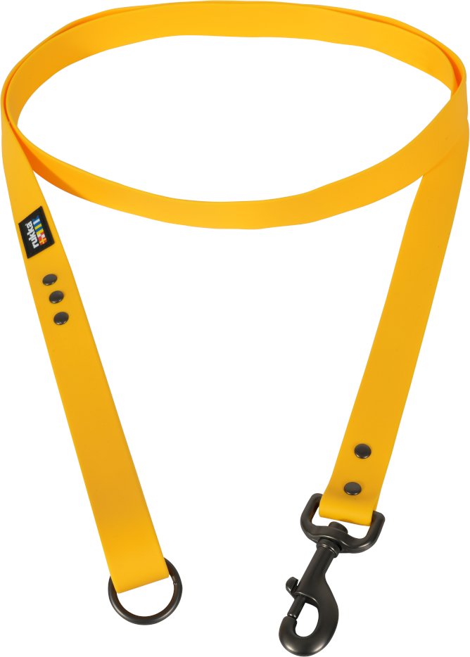 Rukka Biodipro Leine, gelb - Größe: S: 180 cm lang, 15 mm breit