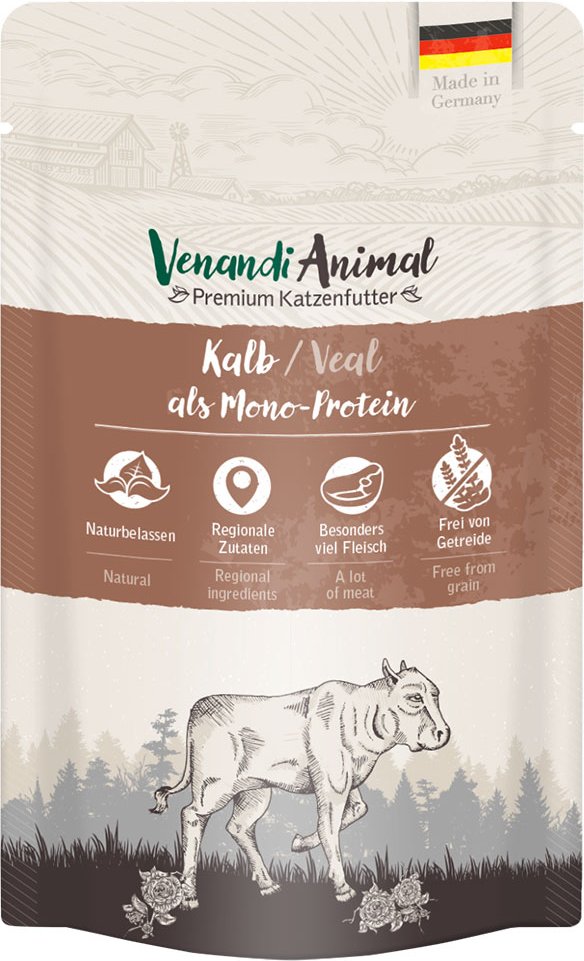 Sparpaket Venandi Animal Monoprotein 24 x 125 g - Kalb