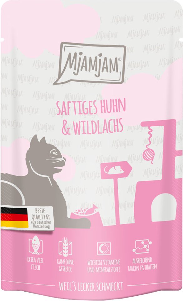 Thumbnail - MjAMjAM Quetschie 12 x 125 g - saftiges Huhn und Wildlachs