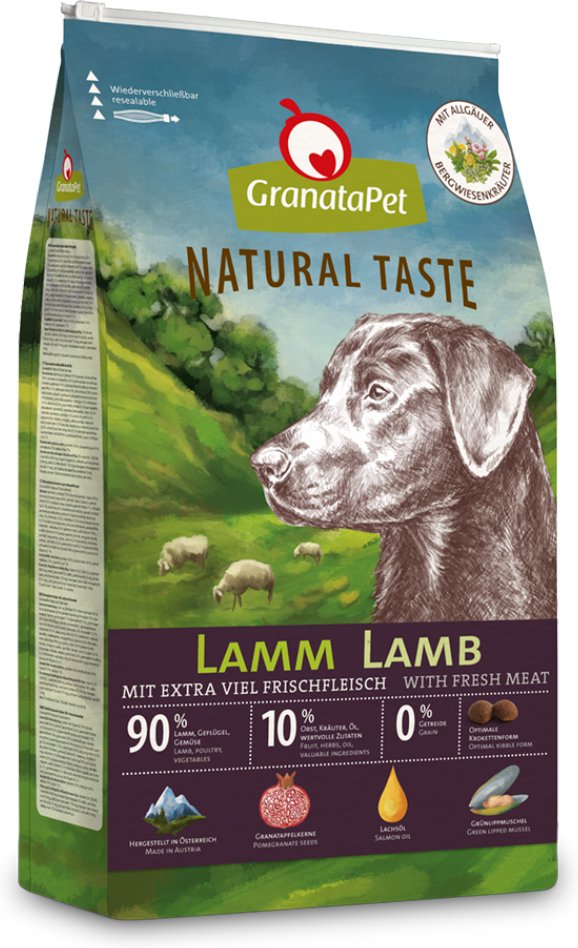 GranataPet Natural Taste Lamm - 12 kg