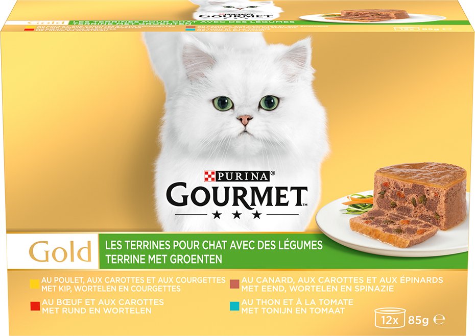 Thumbnail - Megapack Gourmet Gold Terrine 24 x 85 g - mit Gemüse