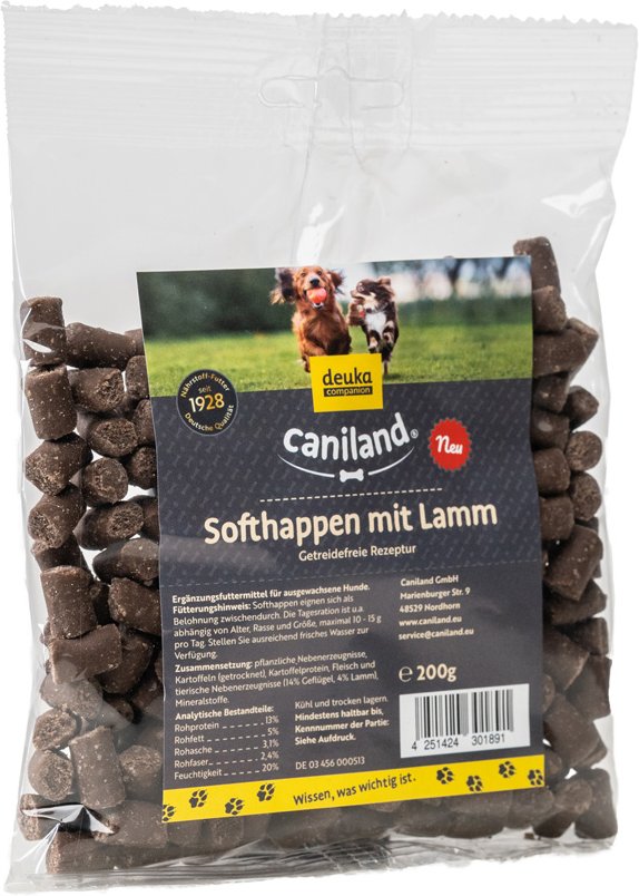Caniland Softhappen Getreidefrei mit Lamm - Sparpaket: 2 x 200 g