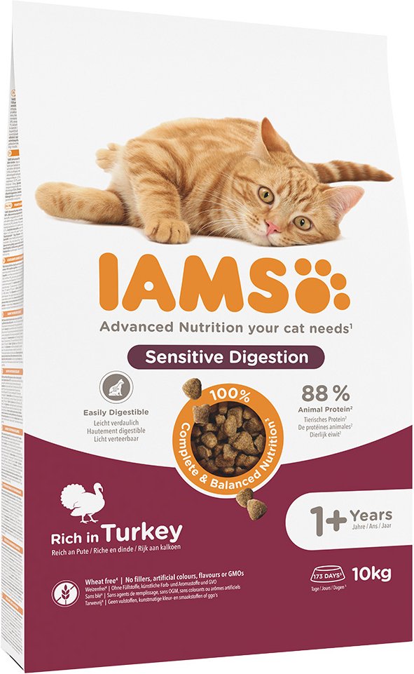 Thumbnail - IAMS Advanced Nutrition Sensitive Digestion mit Pute - 10 kg