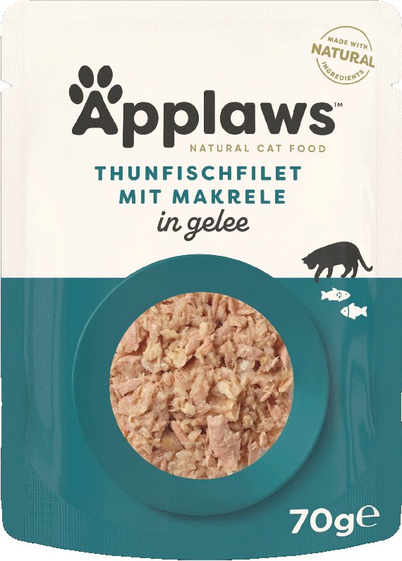 Thumbnail - Applaws Pouch in Jelly 16 x 70 g - Thunfisch mit Makrele