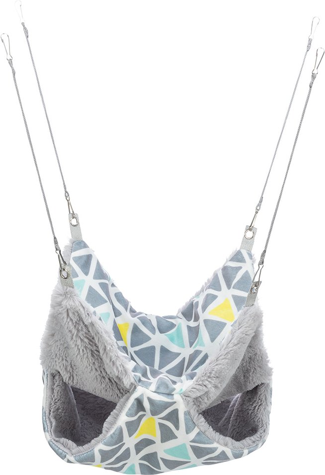 Trixie Kleintier-Hängematte Sunny mit 2 Etagen - L 30 x B 30 x H 16 cm