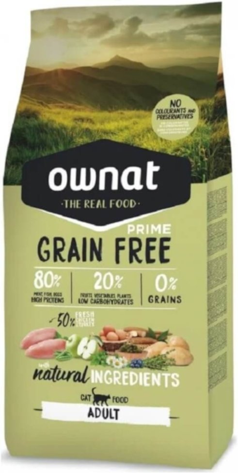 Thumbnail - Ownat Cat Grain Free Prime Huhn - Sparpaket: 2 x 8 kg