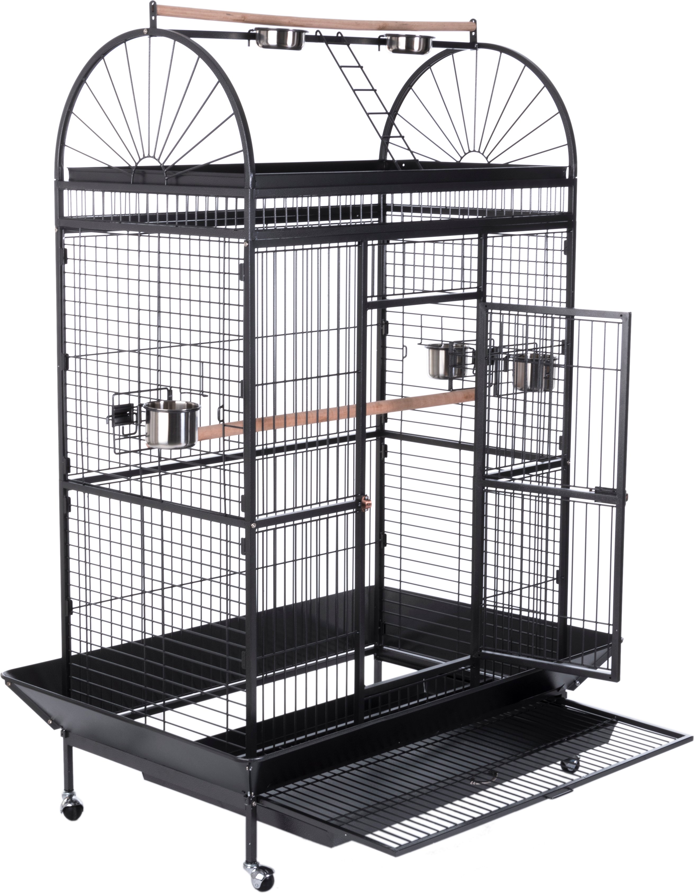 Papageienkäfig Caesar - L 123 x B 82 x H 178 cm (2 Pakete*)