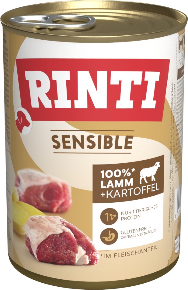 Thumbnail - Sparpaket RINTI Sensible 12 x 400 g - Lamm & Kartoffeln