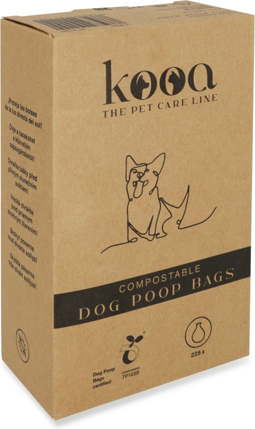 Thumbnail - kooa Kompostierbare Hundekotbeutel - 15 Rollen à 15 Beutel (225 Beutel)