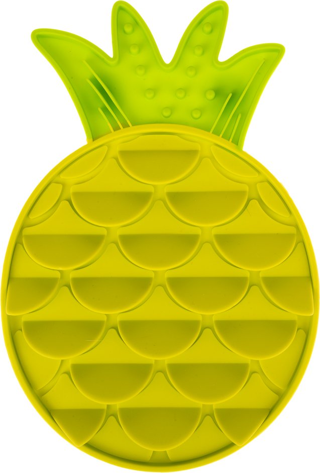 Modern Living Brasilia Schleckmatte Ananas - ca. L 30 x B 20 x H 2,7 cm