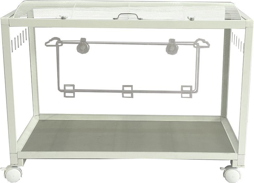 TIAKI Hamstergehege, weiß - L 79 x B 44 x H 60 cm