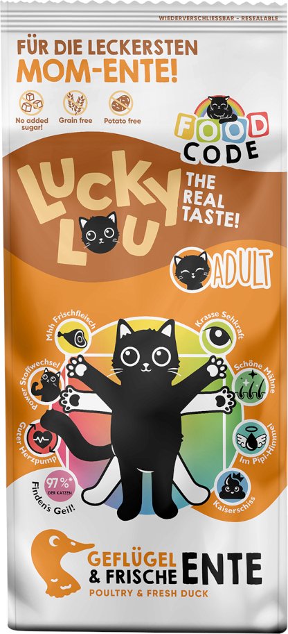 Lucky Lou Adult Geflügel & Ente - Sparpaket 2 x 3 kg