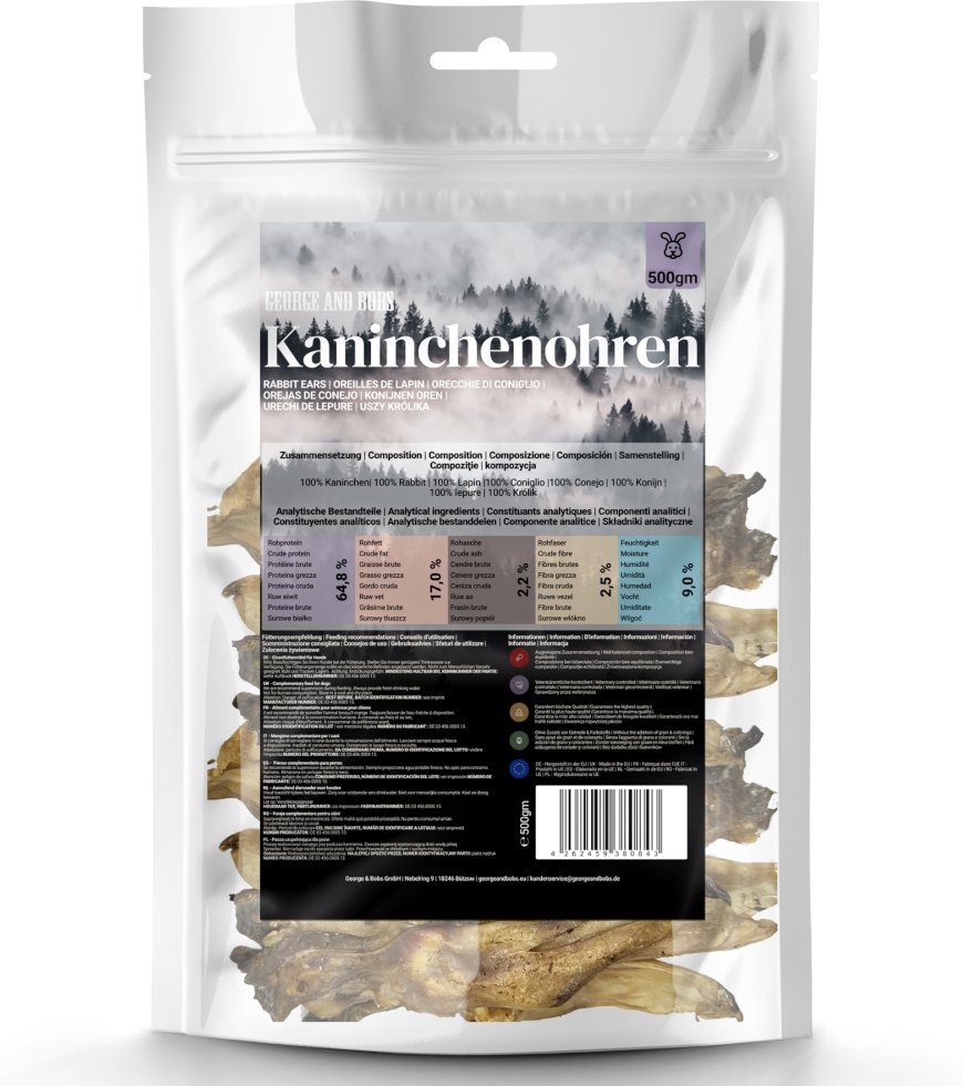 George & Bobs Kaninchenohren - 500 g
