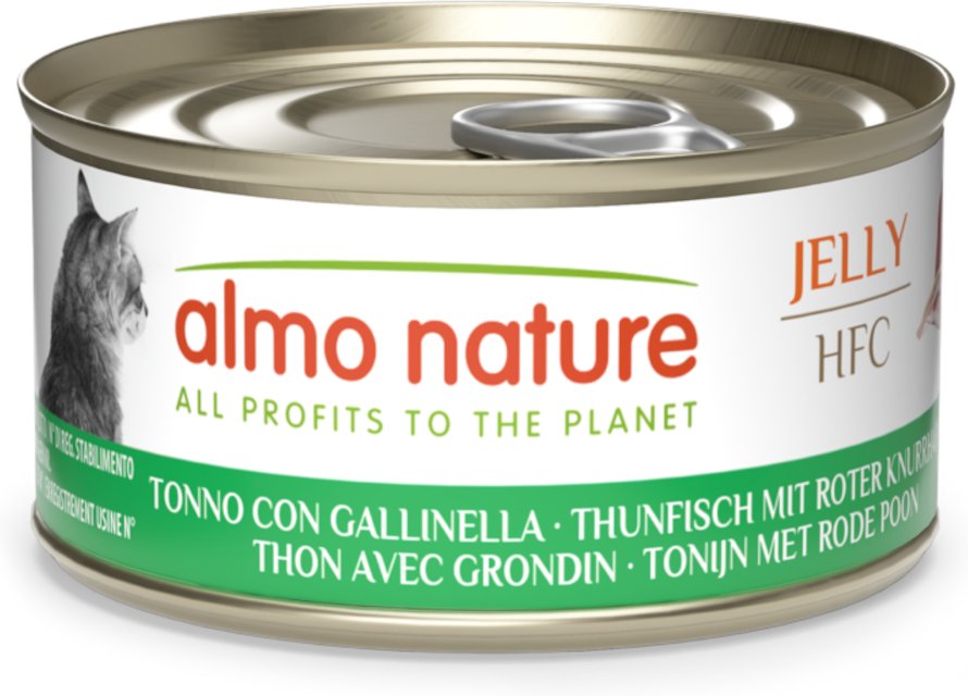 Sparpaket Almo Nature HFC Jelly 24 x 70 g - Thunfisch mit Rotem Knurrhahn