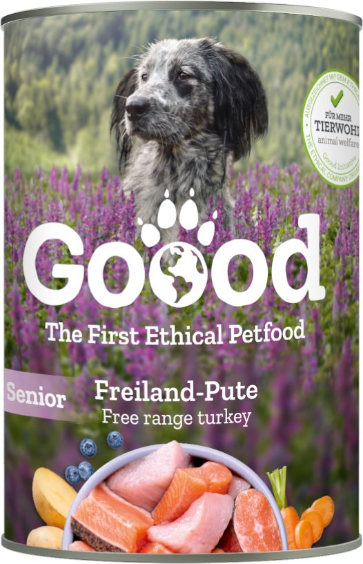 Goood Senior Dog 6 x 400 g - Freiland-Pute