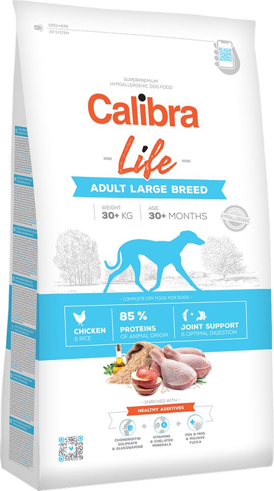 Calibra Life Adult Large Breed Huhn - Sparpaket: 2 x 12 kg