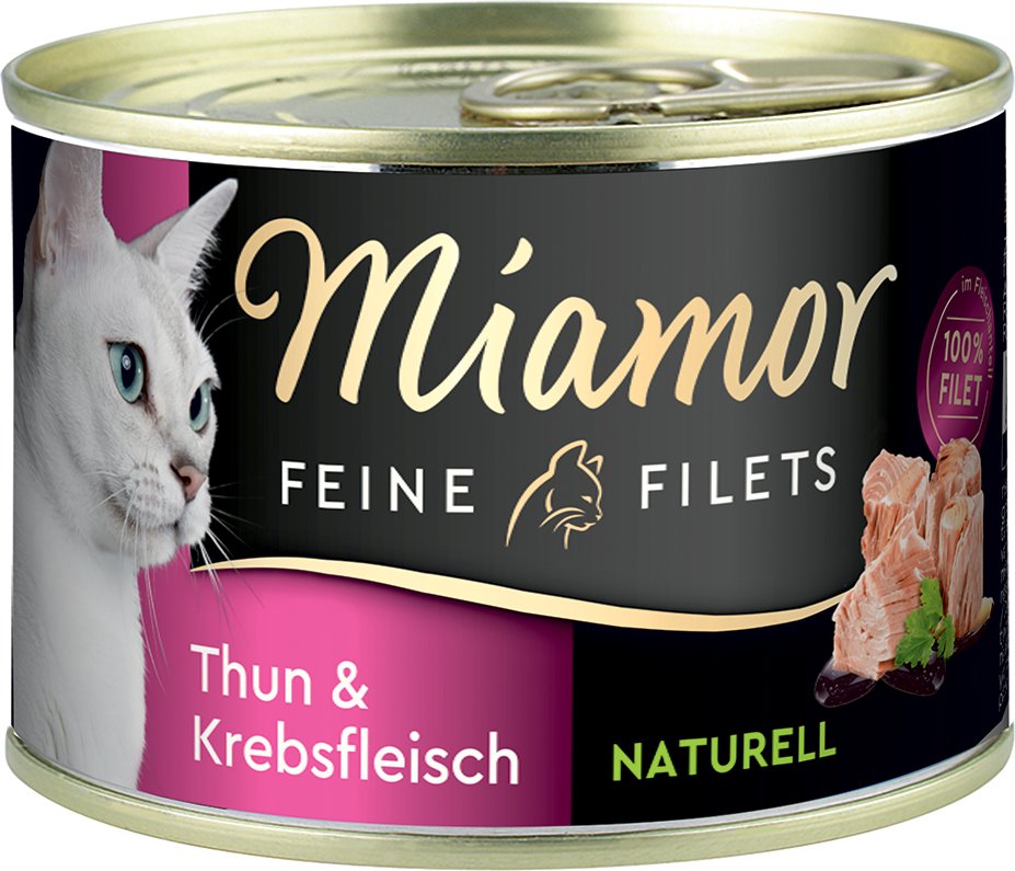 Miamor Feine Filets Naturelle 6 x 156 g - Thunfisch & Krebsfleisch