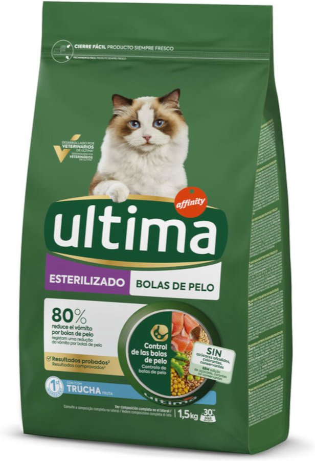 Ultima Sterilized Hairball Forelle - 1,5 kg